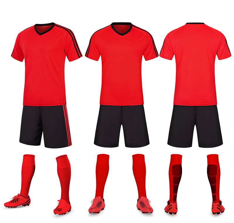 Men's Clothing suits men's professional competition training team uniforms printed breathable football clothes sportswear short sleeves_autovado.com