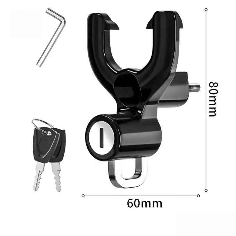 Front Multi-Function Universal Hanging Electric Scooter Storage Helmet Multi-Purpose Hook Lock_autovado.com