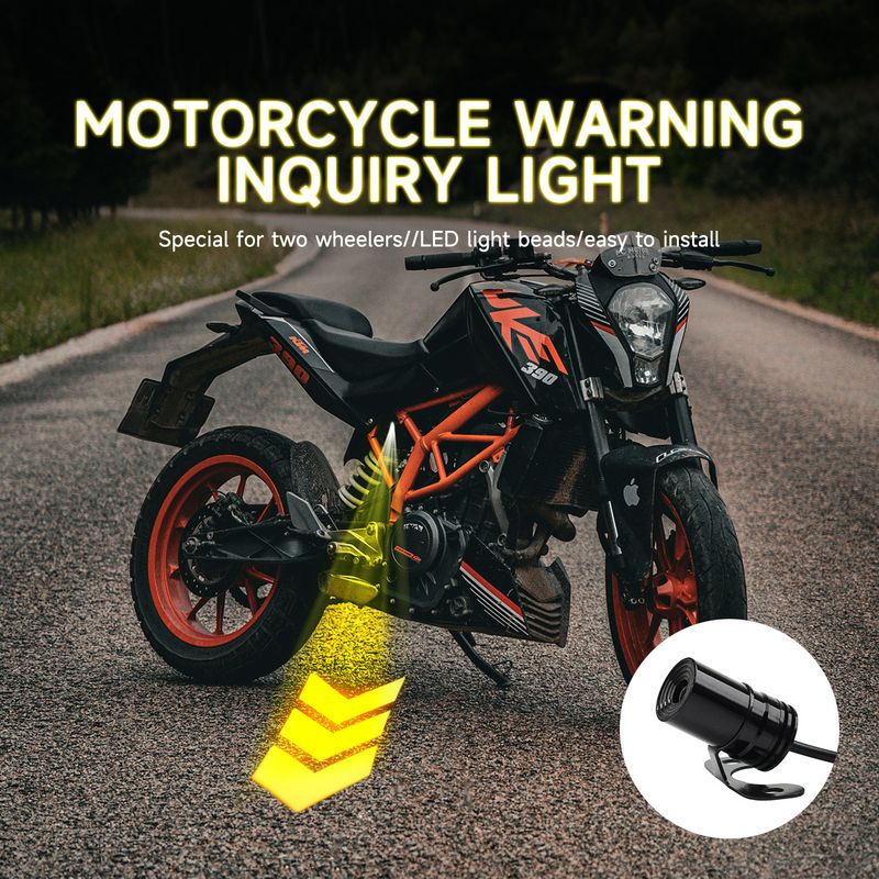 Motorcycle Projection Turn Signal LED Ambient Cornering Ground Gesture High Brightness Warning Light_autovado.com