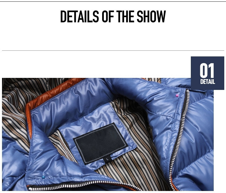 Men's autumn and winter cotton-padded jacket men stand collar men slim warm men cotton-padded jacket jacket_autovado.com