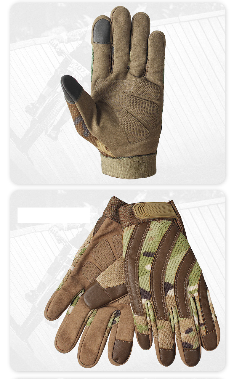 New outdoor riding motorcycle gloves mountaineering anti-slip tool gloves fitness training sports tactical gloves_autovado.com