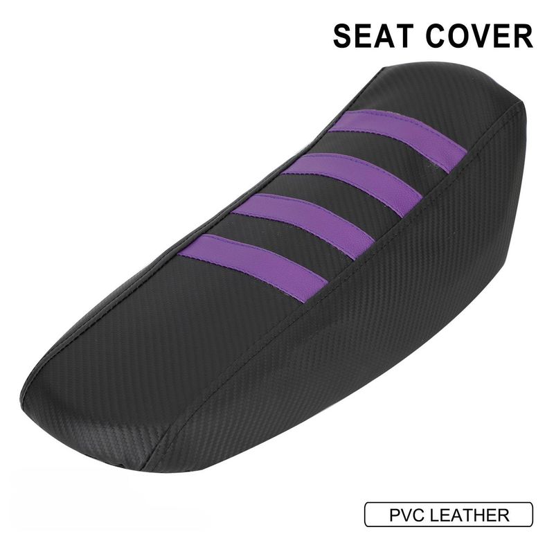 Premium Motorcycle Seat Cover - Extra Wide & Thick Padding, Universal Fit For Most Bikes, Non-Slip Grip (Red/Blue/Black/Purple)_autovado.com