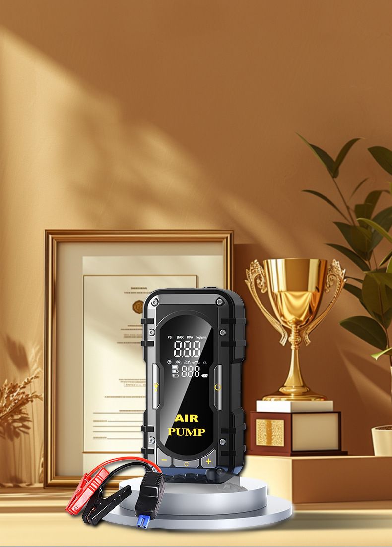 Car Emergency Jump Air Pump Integrated Multi-Function Portable Battery Ignition Starter Power Bank_autovado.com