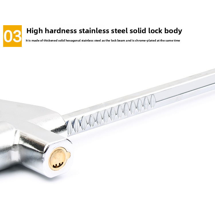 New Car Steering Wheel Multifunctional Adjustable Telescopic Security Anti-theft Thickened Window-breaking Metal_autovado.com