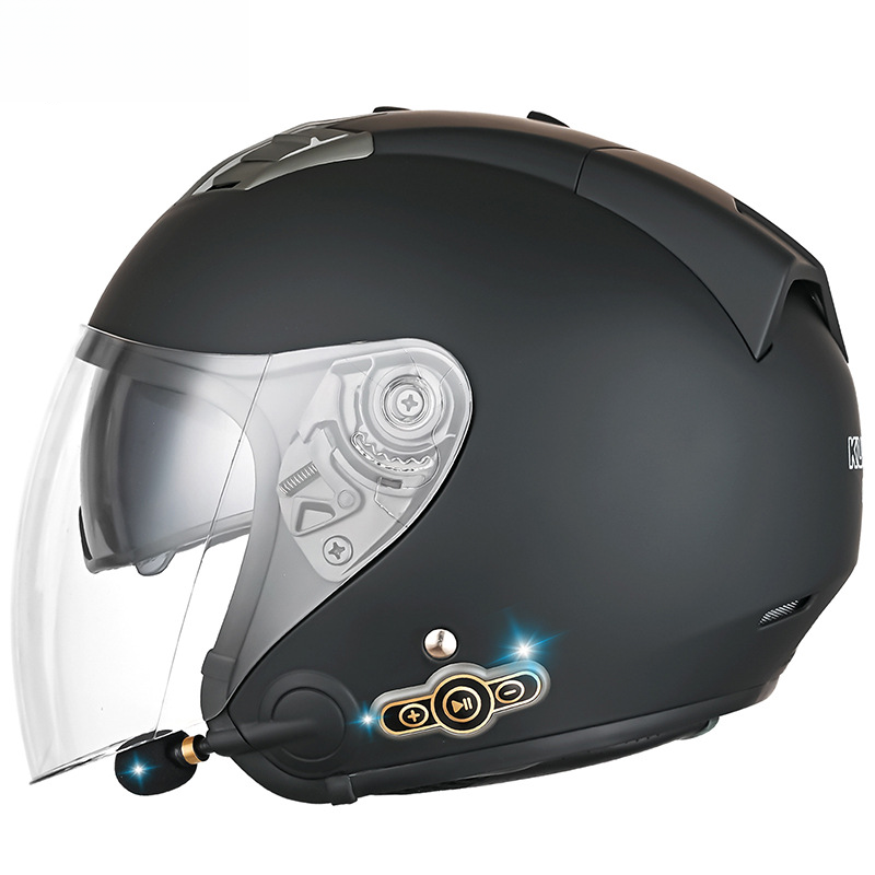 CoolQee Electric Motorcycle Bluetooth Men's Smart Helmet 3000mAh Long Battery Life_autovado.com