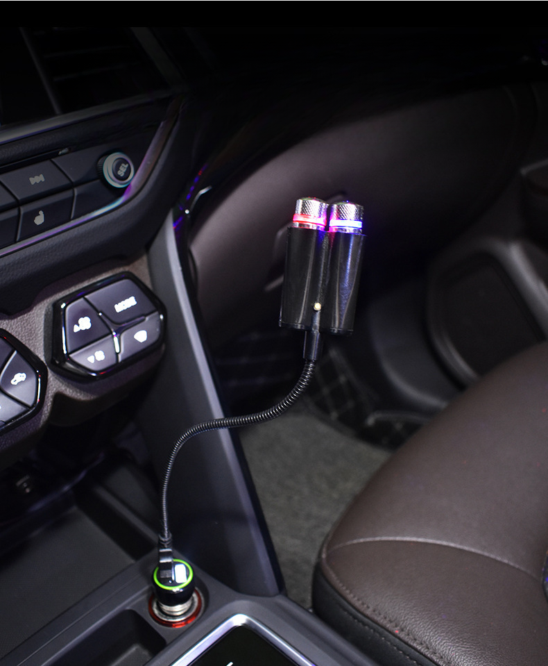 Dual color starry sky USB ambient interior projection light, car roof full of stars, laser rhythm light_autovado.com