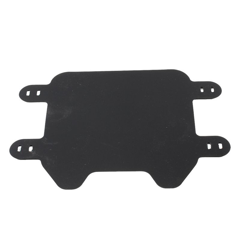 Light Bee Off-Road Motorcycle Front Number Plate Holder - Universal Fit For Dirt Bikes & MX Bikes, Heavy-Duty Black Plastic Design, Easy Mounting_autovado.com