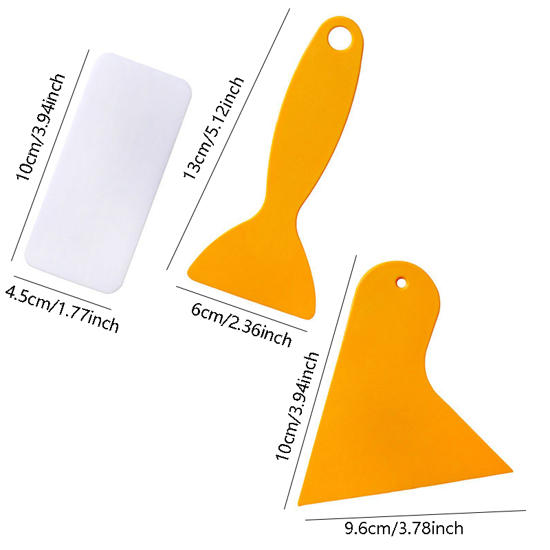 3Pcs/Set Film Scraper Film Tool Small Scraper Window Sticker Glue Treatment Agent Auxiliary Tool_autovado.com