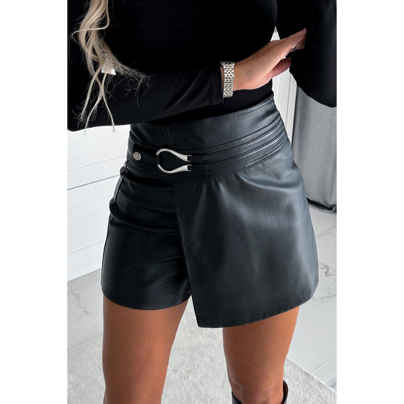 Women's Clothing casual fashion leather shorts INS fashion party _autovado.com
