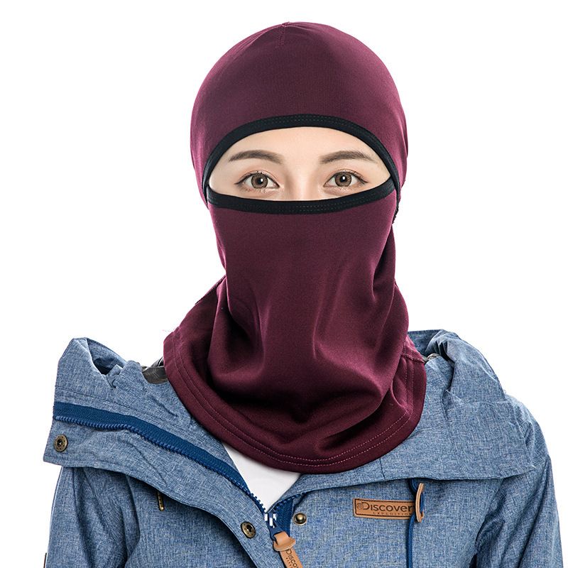 LazyZoom Autumn Winter Neck Cold Protection Warm Headgear Multifunctional Motorcycle Hood Fleece Thickened Windproof Riding Mask_autovado.com