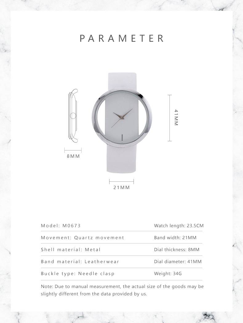 hollow fashion ladies watch women's watch belt quartz_autovado.com