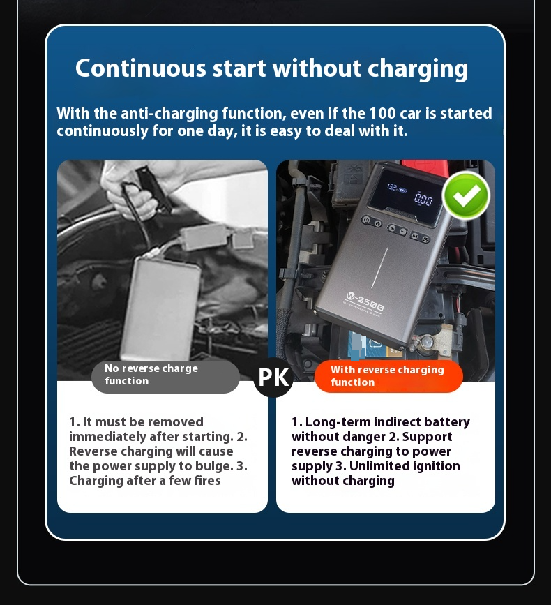 Car starting supply, inflation pump integrated machine, low power battery, device, emergency strong start, ignition_autovado.com