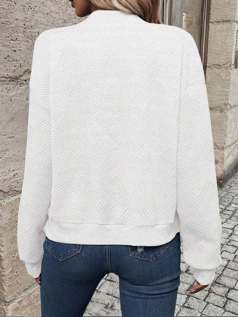 Women's Clothing new solid color zipper jacket baseball collar casual jacket_autovado.com