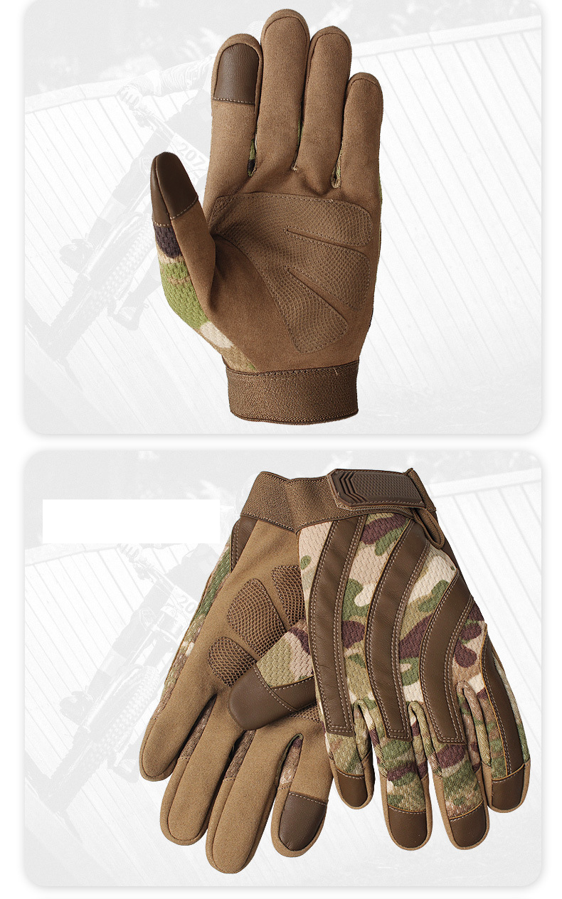 New outdoor riding motorcycle gloves mountaineering anti-slip tool gloves fitness training sports tactical gloves_autovado.com