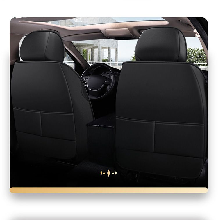 Winter Car Cushion Seat Cover Full Surrounding Four Seasons General New Leather Seat Cover Linen Leather Seat Cushion Seat Cover_autovado.com