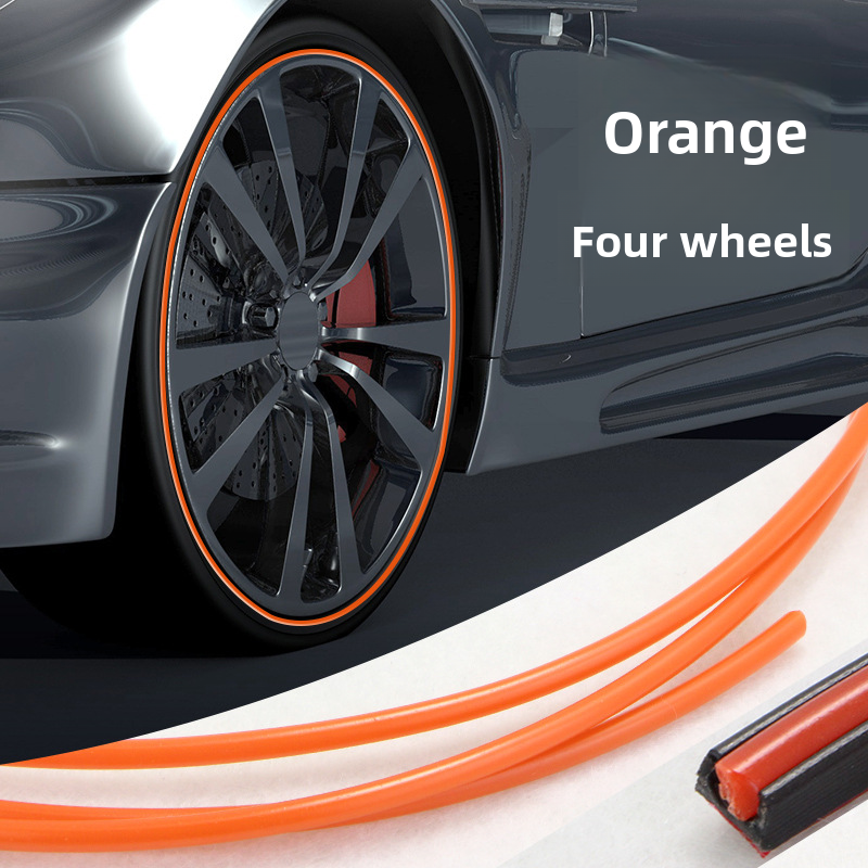 Car Decorative Double Layer Wheel Rim Protection Ring Universal Modification Tire Anti-Collision Strip_autovado.com