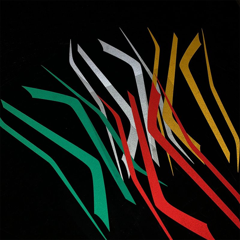 Suitable For New Qianjiang Sai 600 Front Headboard Decal Waterproof Gradient Decoration Motorcycle Modification Sticker_autovado.com