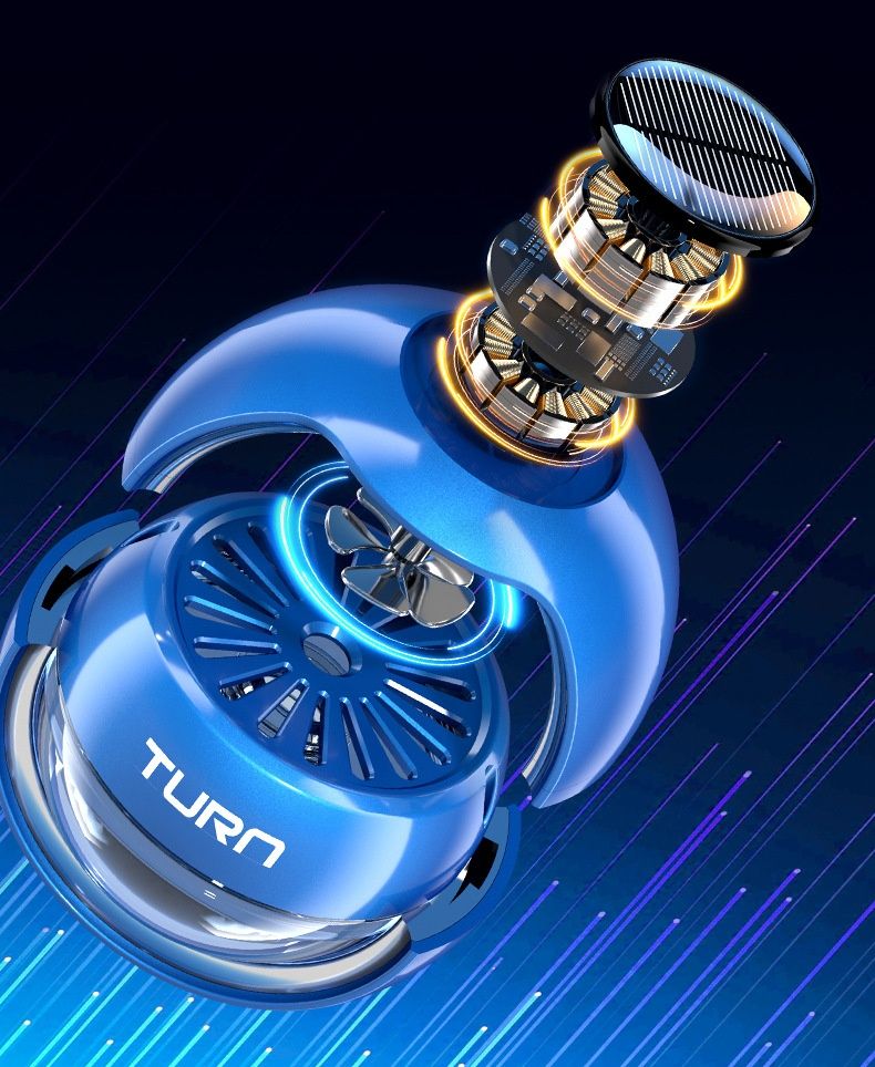 2024 New Smart Solar Car Perfume Aromatherapy Accessories Car Fragrance Interior Decoration Fragrant Fan Car Essential Oil_autovado.com
