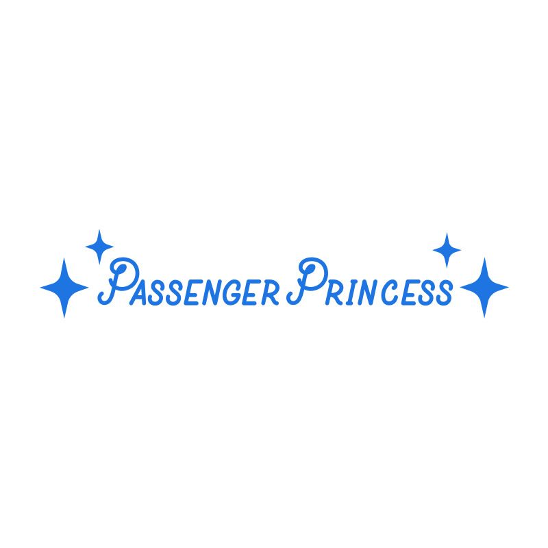 car stickers passenger princess personality car stickers rearview mirror decorative stickers inspirational positive energy_autovado.com