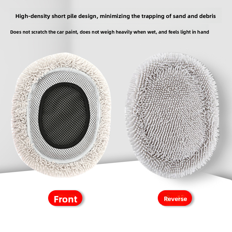 Wash Mop With Large Handle, Curved Rod, Labor-saving, Extendable, Detachable, Car Brush, Automotive Cleaning Tool_autovado.com