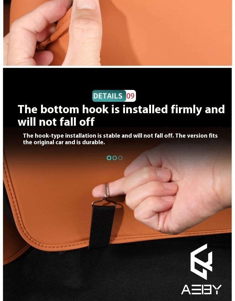 AEBY Car Anti-Kick Mats In The Rear Seats For XPENG G9 2022-2025 Dirt-Resistant And Wear-Resistant Modified Interior_autovado.com