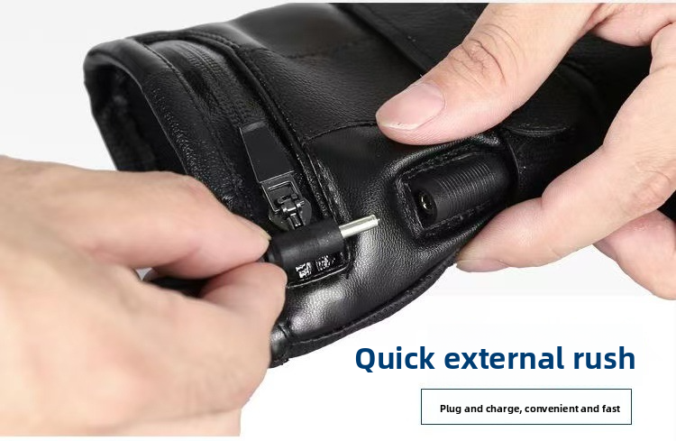 Kangre 7.4V Lithium Battery Rechargeable Gloves Motorcycle Heating Three-Level Temperature Adjustment Electric Warm_autovado.com