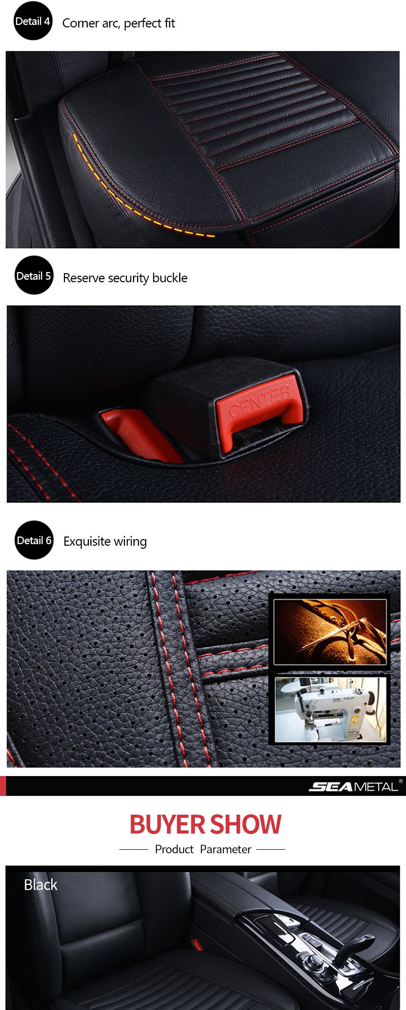 Car Seat Covers Automobiles Interior Seats Cover Cushion Universal PU Leather Seat-Cover Auto Protector Mats Accessories_autovado.com