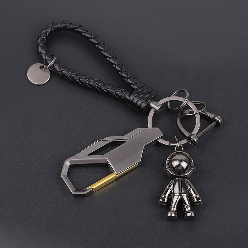 Internet Celebrity Ins Astronaut Car Key Chain Trendy Cool Personality Creative Astronaut Key Pendant Horseshoe Buckle Men And Women_autovado.com