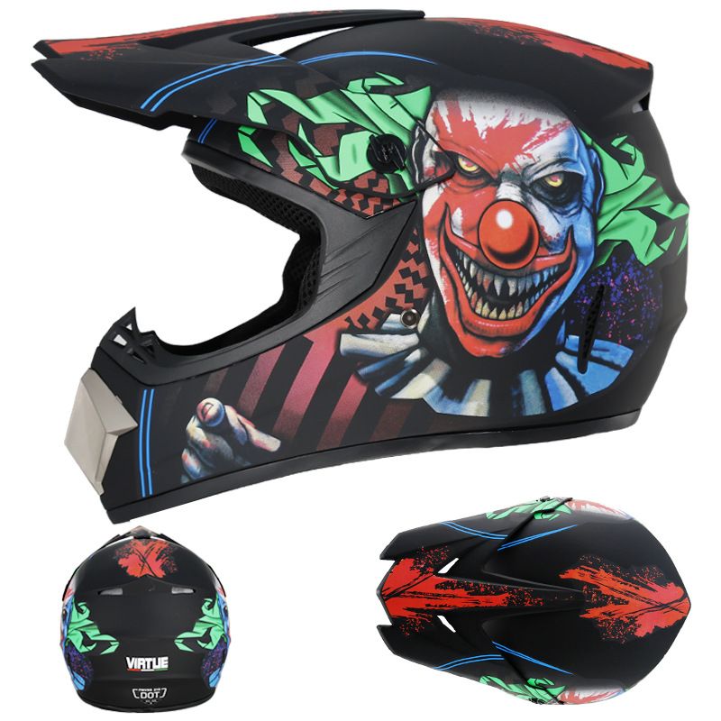 Electric beach Cross country helmet Mountain downhill cool full helmet kids teen kart helmet_autovado.com