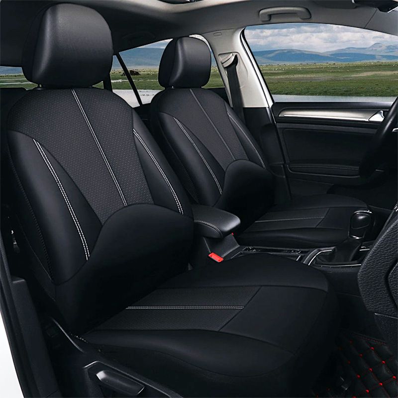 General car seat 9-piece PU leather car four seasons general seat cushion cover_autovado.com