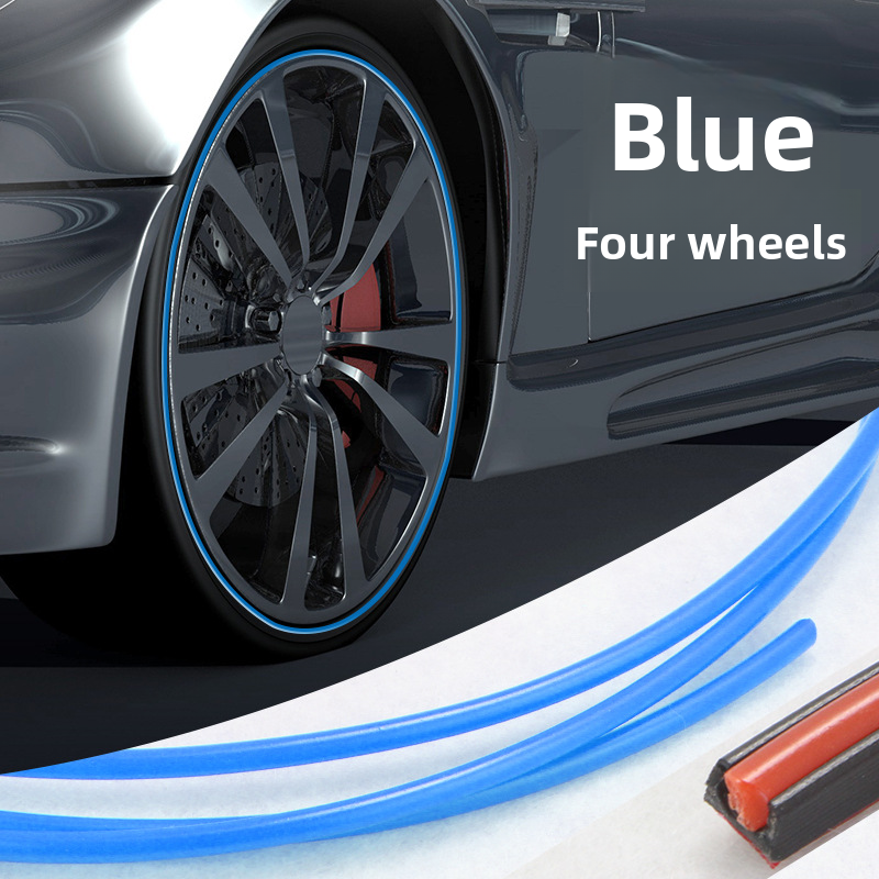 Car Decorative Double Layer Wheel Rim Protection Ring Universal Modification Tire Anti-Collision Strip_autovado.com