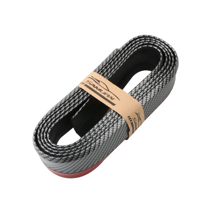 Anti-Collision Modification Universal Small Body Kit Bumper Carbon Fiber Car Accessories Front Lip Strip_autovado.com