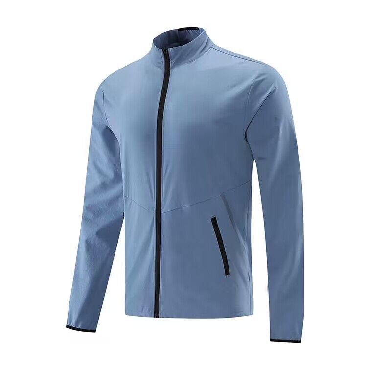 Men's Clothing Casual Jacket Thin Quick-Drying Stand-Up Collar Outdoor Sports Casual Versatile Jacket _autovado.com