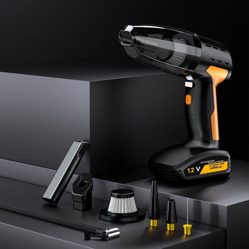 Multifunctional high-power car four-in-one air pump household wireless vacuum cleaner handheld portable pump_autovado.com