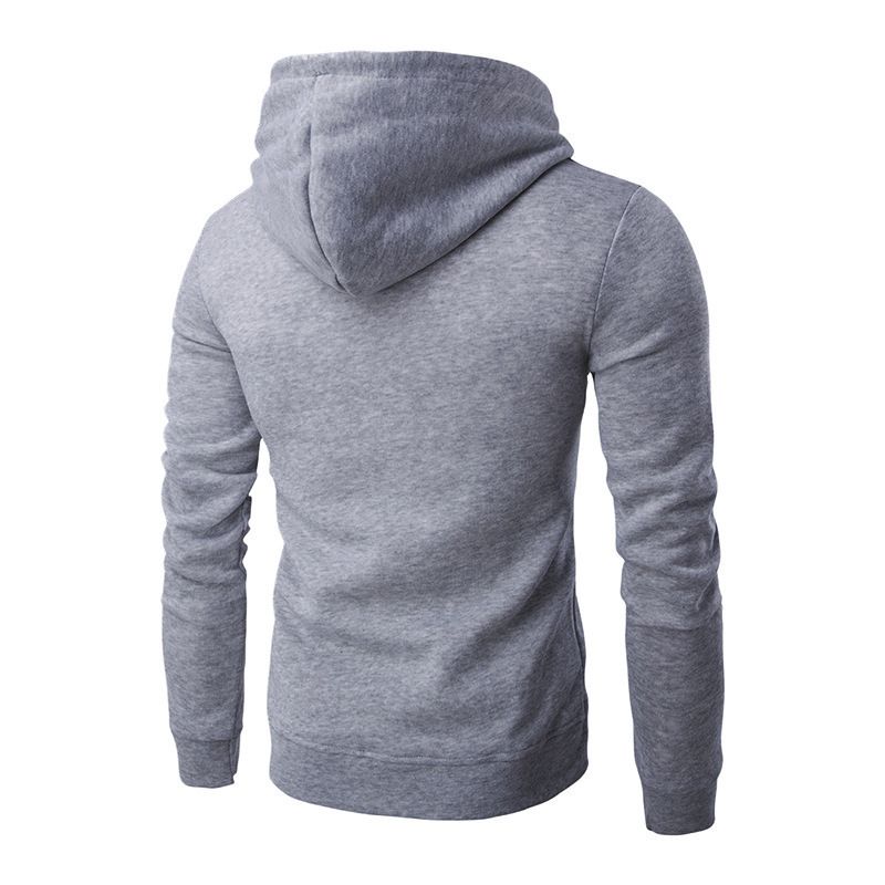 Men's Clothing warm sweatshirt hooded zipper sweatshirt men's slim sports casual sweatshirt_autovado.com