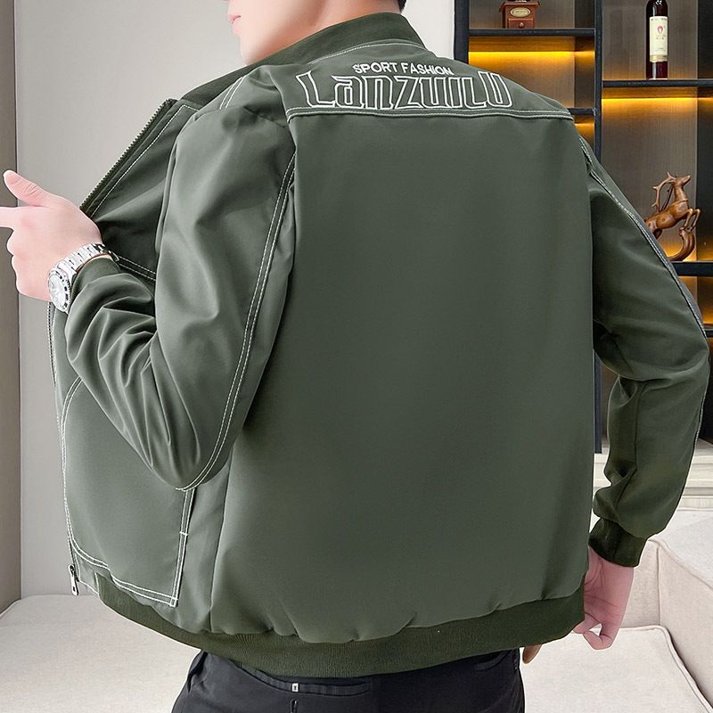 Men's jackets for spring and autumn, new Korean casual plus size, youth men's jackets, baseball jackets, men's tops, trendy_autovado.com