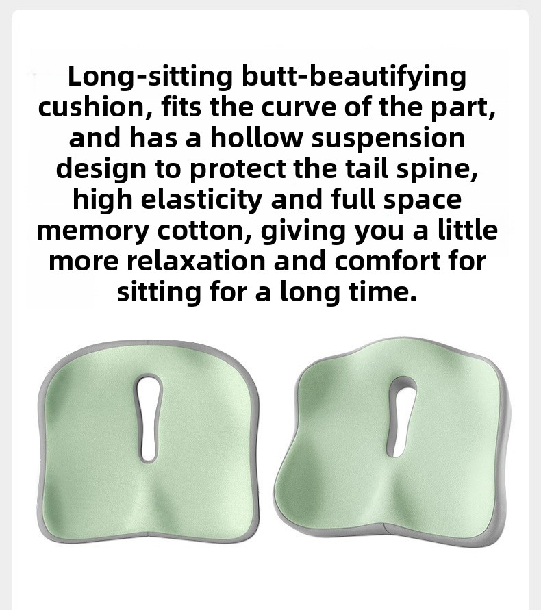 Memory Seat Tailspine Decompression Foam Car Massage Lumbar Spine Orthopedic Breathable Cushion_autovado.com