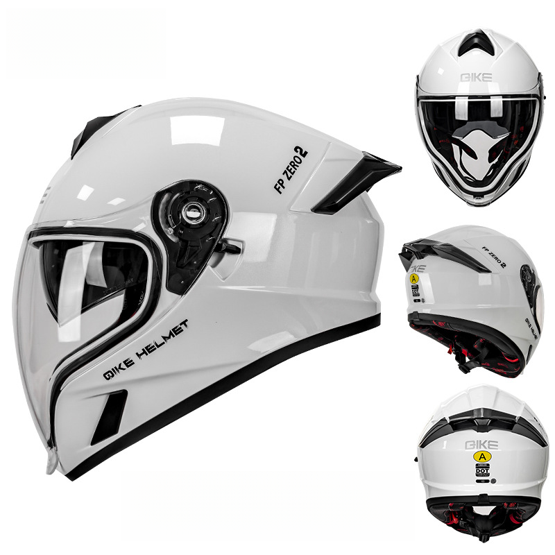 Cycling With Dual Lenses Men Women, Large Tail Wing, 3C Motorcycle Riding, Cool And Personalized Safety Full Helmet For_autovado.com