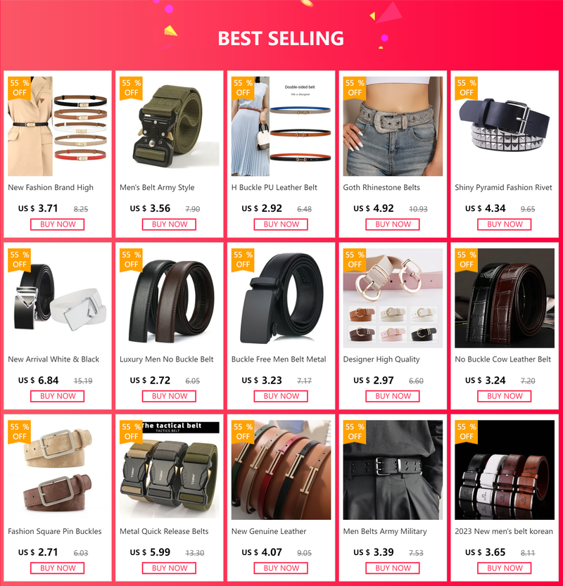 HOT Shiny Pyramid Fahion Rivet Men&Women' Studded Belt Punk Rock With Pin Buckle Hardware Jean Deigner Female Wait_autovado.com