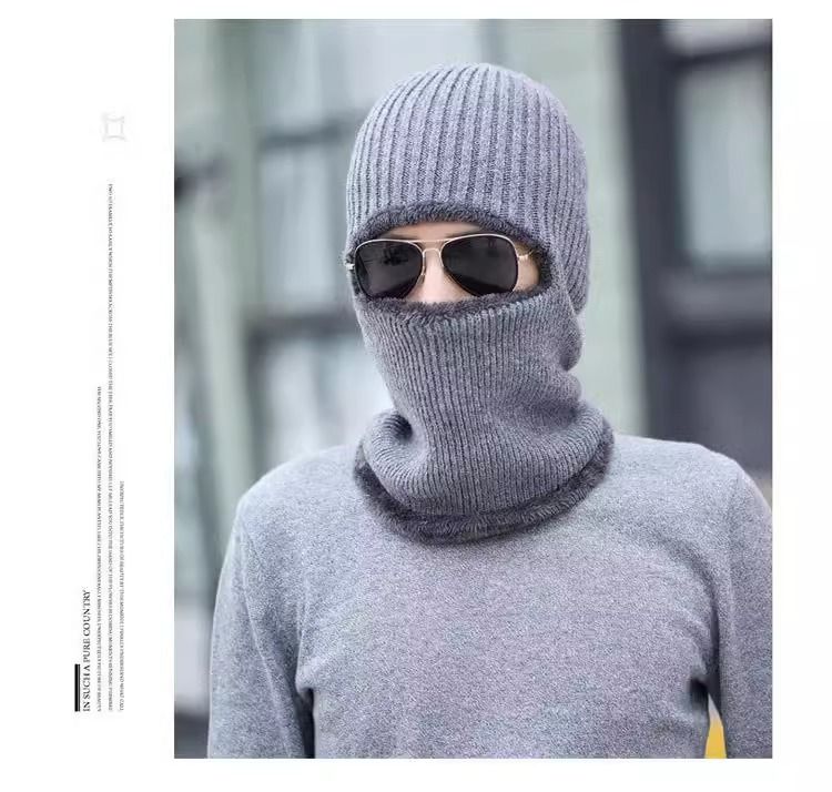 Warm Headgear For Men And Women, Windproof Hat, Cold-Proof Mask, Winter Cycling Neck Warmer, Face Shield, Electric Bike_autovado.com