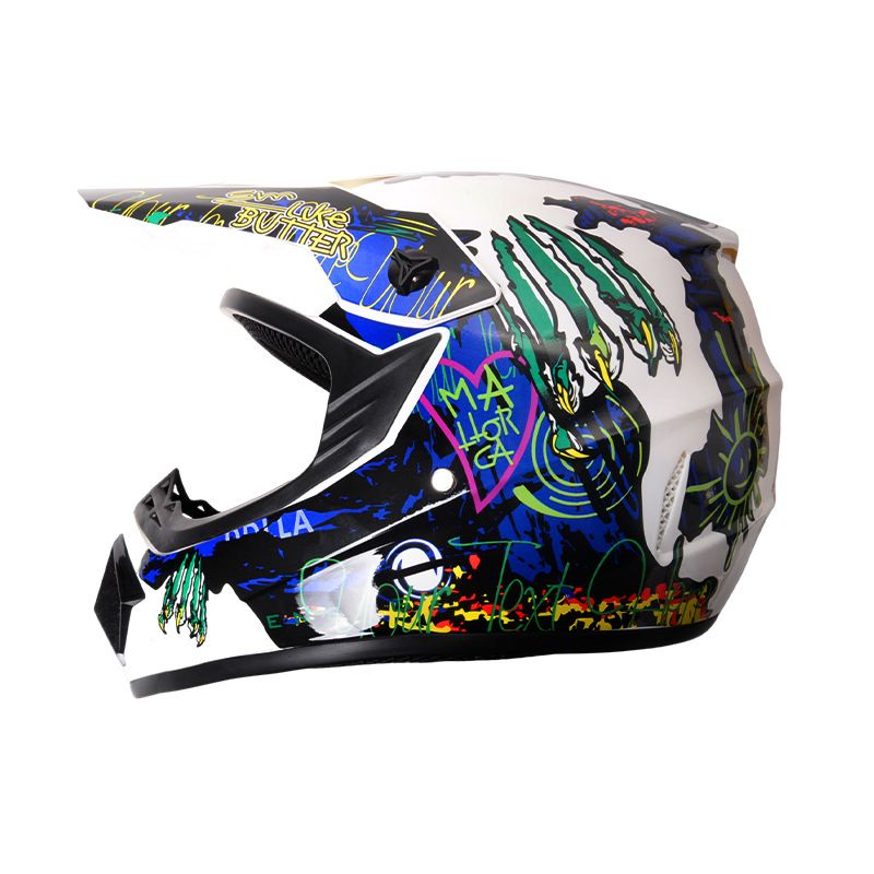 New Flower Mountain Bike Cross Country Helmet ATV Helmet Speed Down Tot Teen Kart_autovado.com