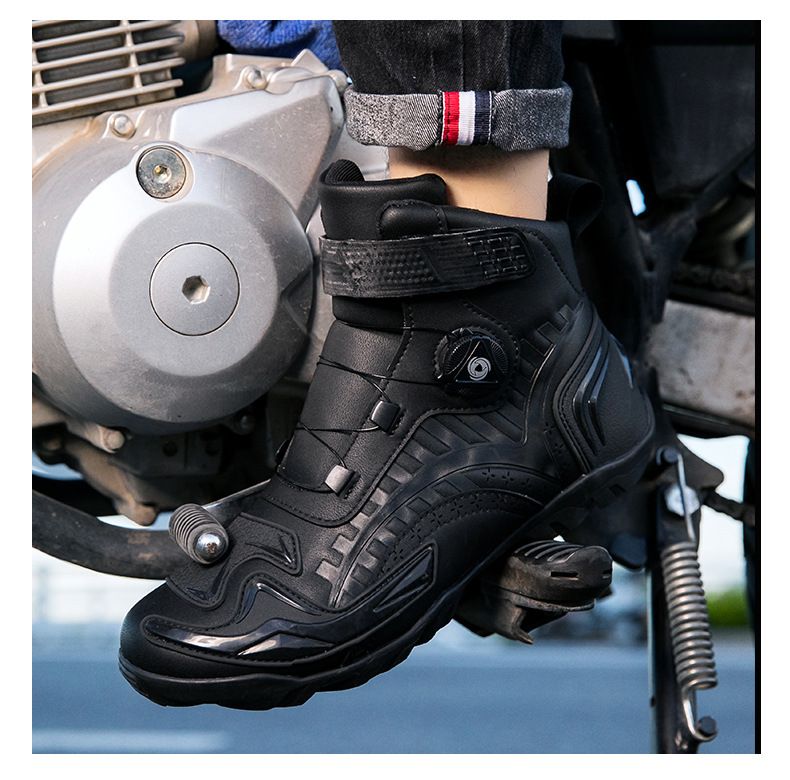 Motorcycle Cycling Boots For All Seasons, Off-road Men's Women's Summer, Wear-resistant, Breathable, Shock-absorbing,_autovado.com
