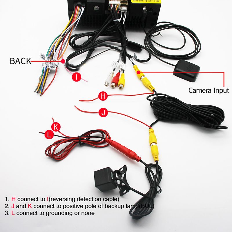 car HD rear view camera reversing image night vision waterproof LED light car camera_autovado.com