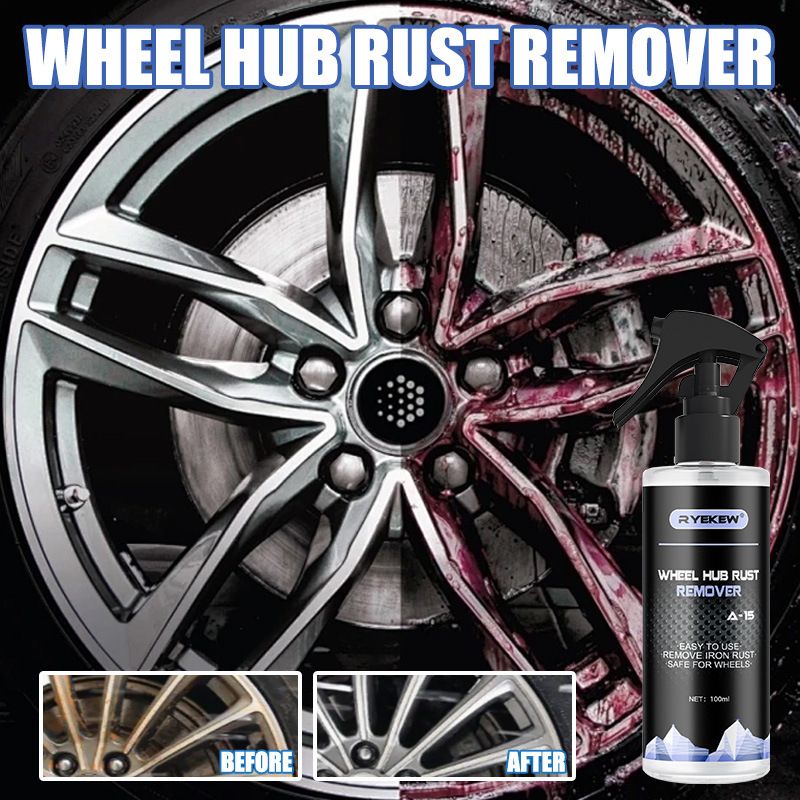 Ryekew Cleaner Decontamination Oxidation Layer Yellowing Wheel Refurbishment Agent Aluminum Alloy Cleaning Rust Remover_autovado.com