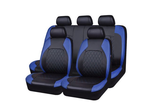 Car seat cover single line quilted bracket leather pu leather_autovado.com