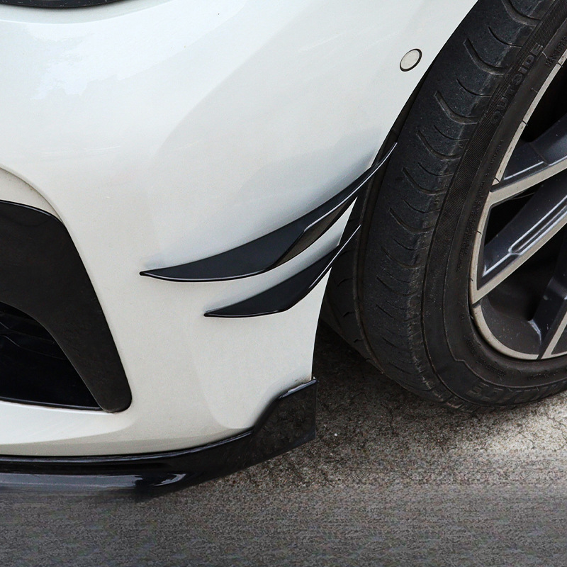 Car Accessories Modified Bumper Carbon Fiber Pattern Extended Universal Spoiler Anti-collision Strip Large Surround Wind_autovado.com