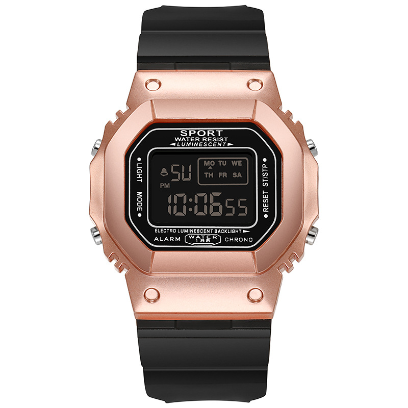 Unisex Unicorn Couple Square Electronic Watch Student Watch Women's Simple Luminous Waterproof Sports Men's Fashion Watch_autovado.com