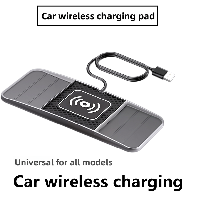 Modified Anti-Slip Mat Pad Car Wireless Charger Mobile Phone Flash Charging Foreign Trade Cross-Border Intelligent_autovado.com