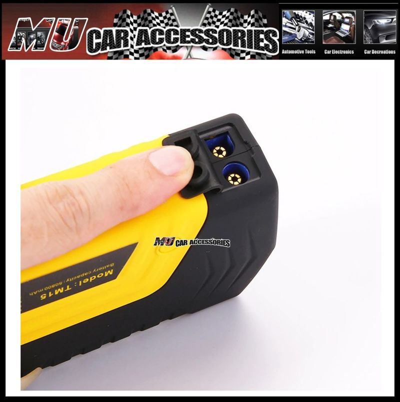M-Spark High Booster 50800mAh Power Bank Car Jump Starter Battery Emergency Parking Light LED_autovado.com