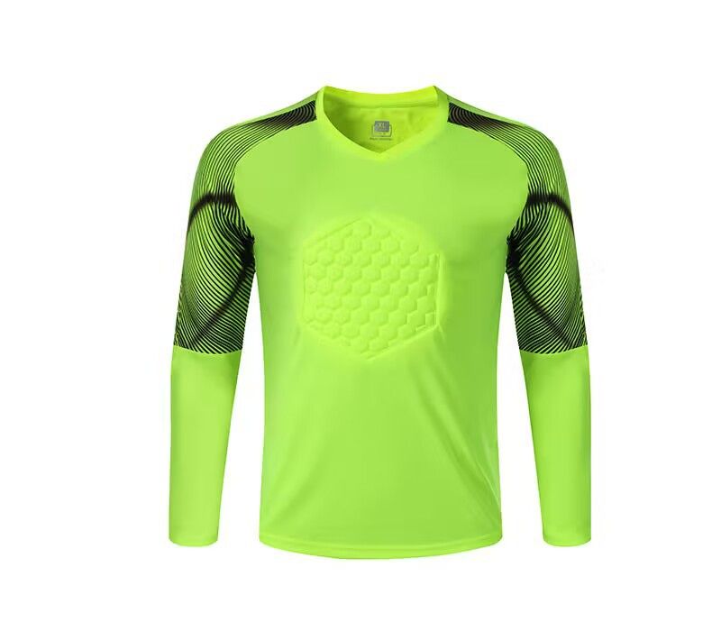 Men's Clothing goalkeeper uniform long sleeve training competition cross-border goalkeeper uniform jersey chest elbow pads football uniform suit_autovado.com
